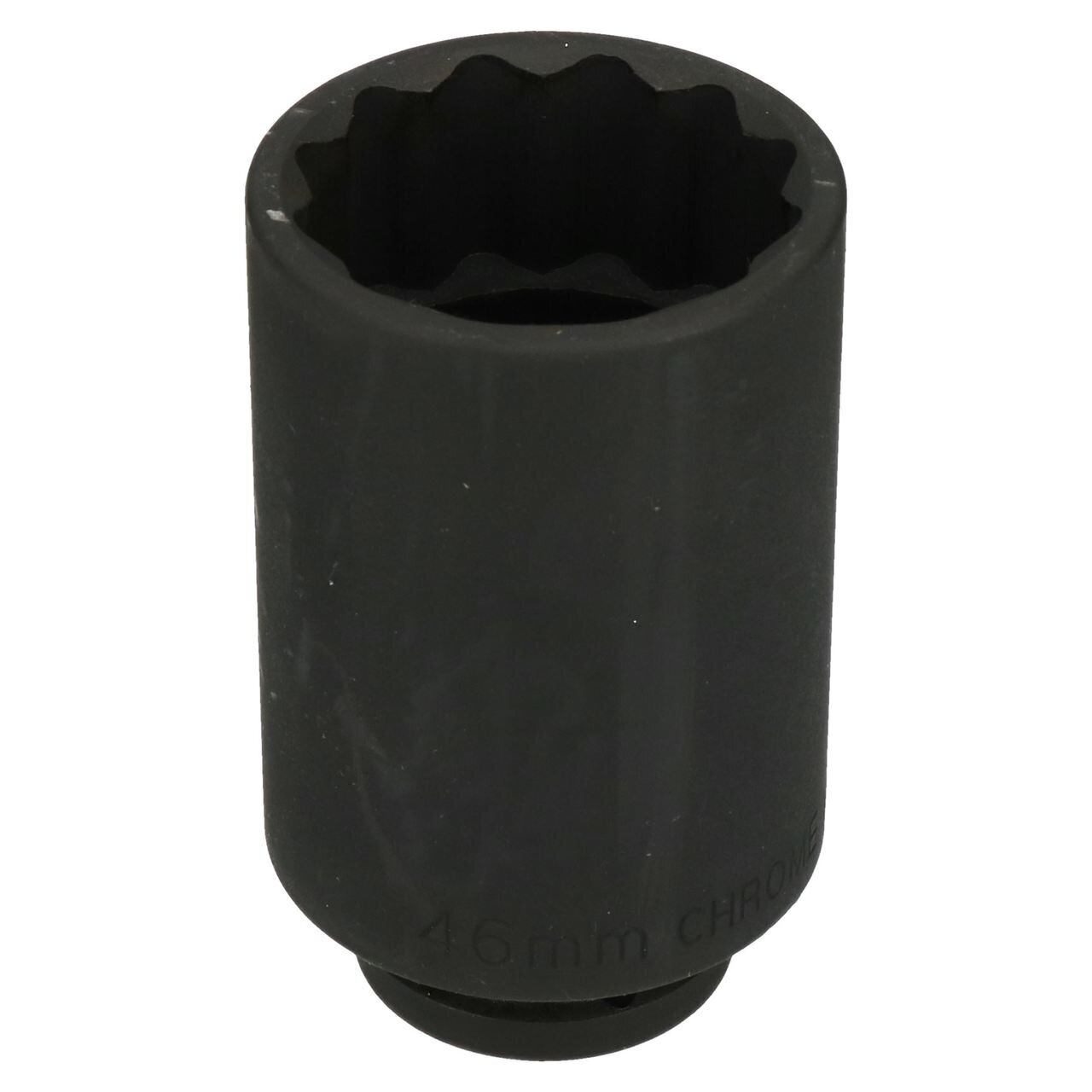 1/2" Prailginta smūginė galvutė 46mm (12-kampė) 1/2" Prailginta smūginė galvutė 46mm (12-kampė)