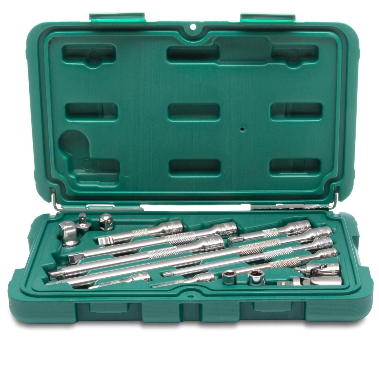 1/4''+3/8'' Adapterių ir priedų rinkinys 16vnt. 1/4''+3/8'' Adapterių ir priedų rinkinys 16vnt.