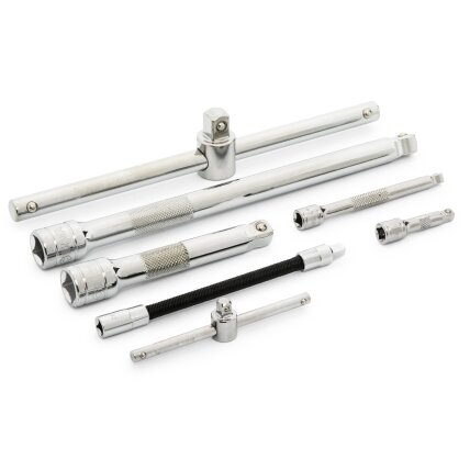 1/4" + 1/2" Galvučių ir įrankių rinkinys 104vnt. 11 1/4" + 1/2" Galvučių ir įrankių rinkinys 104vnt. 11