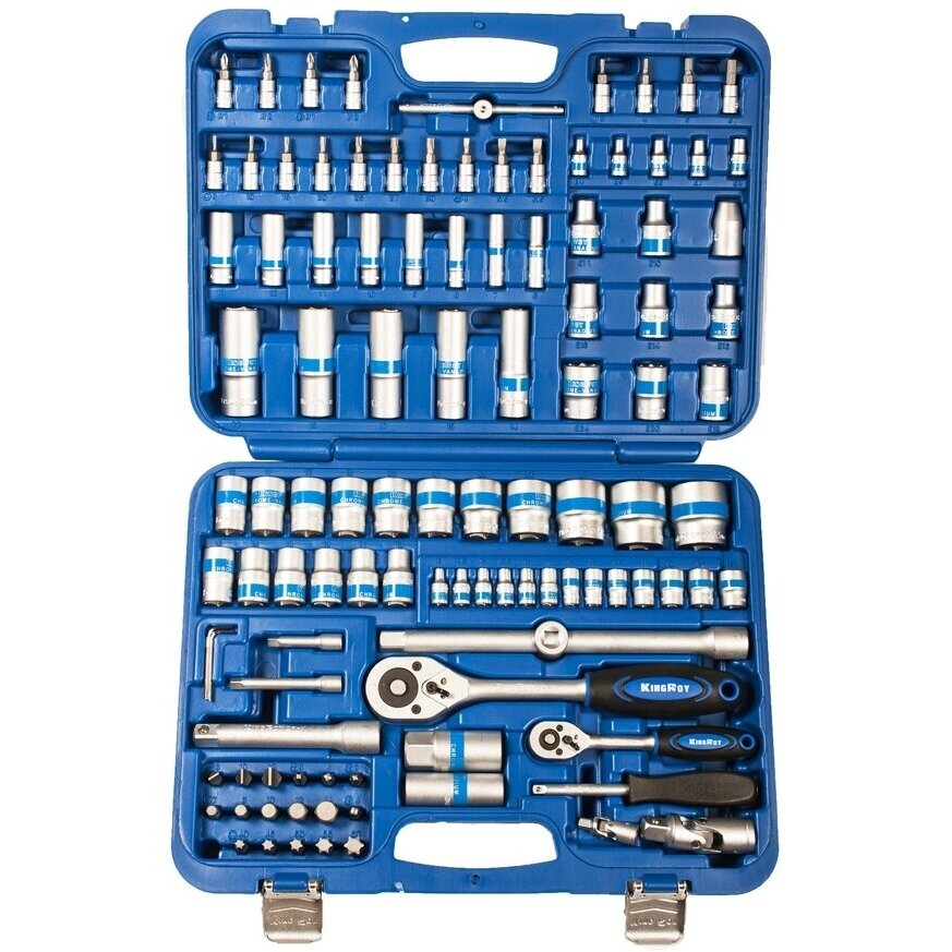 1/4" + 1/2" Galvučių rinkinys 108vnt. 1 1/4" + 1/2" Galvučių rinkinys 108vnt. 1