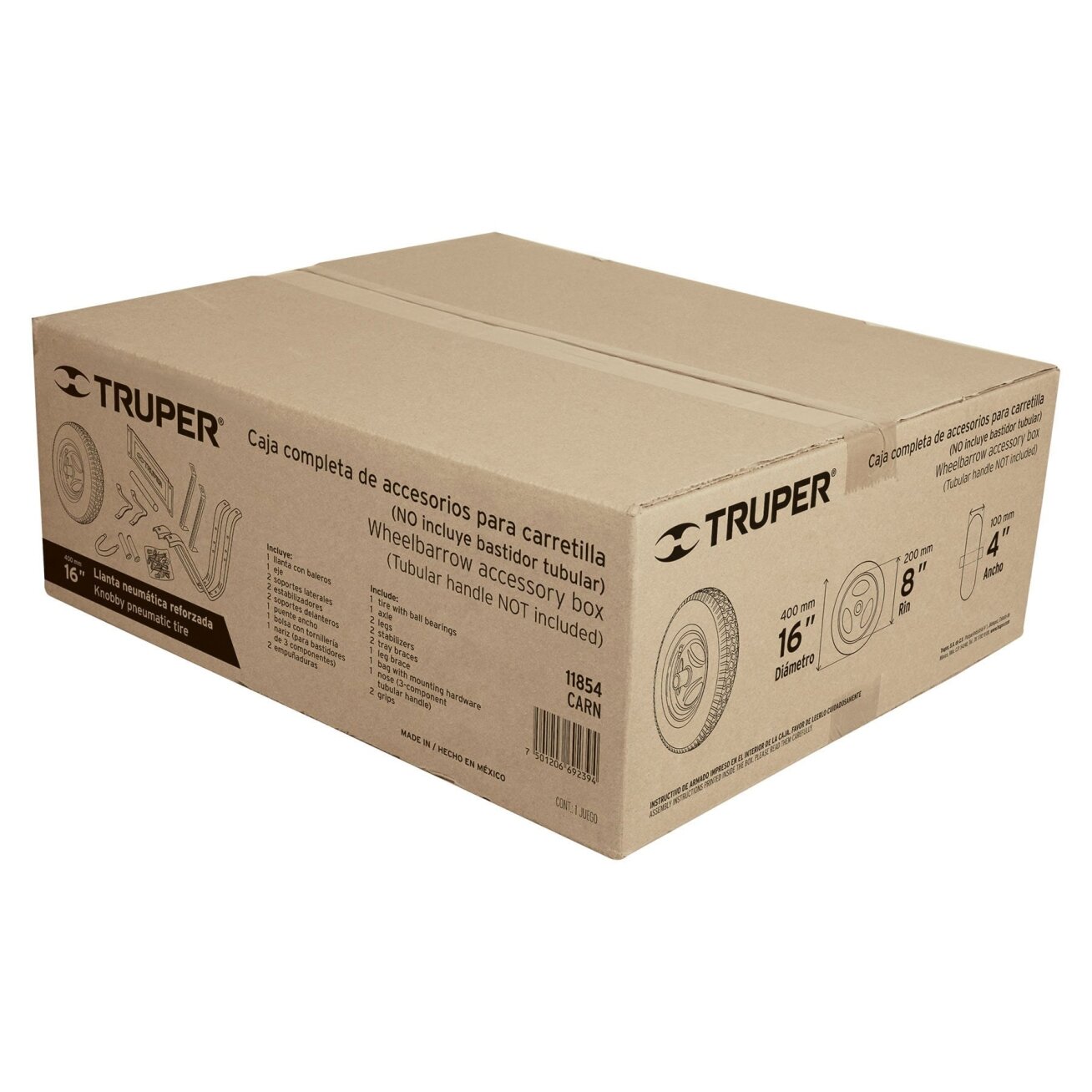 16" pneumatinė padanga ir priedai Truper® 16" pneumatinė padanga ir priedai Truper®