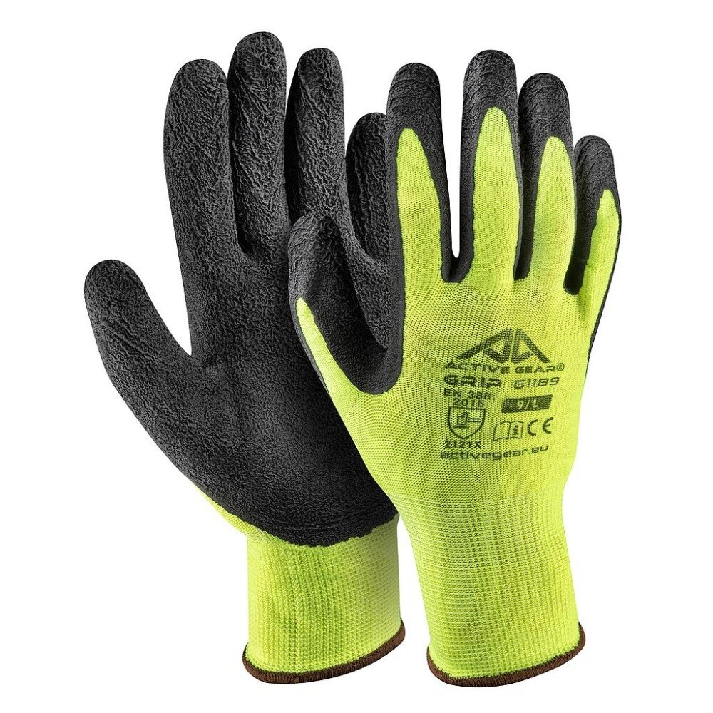 Active Gear Pirštinės Active Grip HiVis S 1