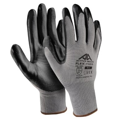 Active Gear Nitrilinės pirštinės Flex M