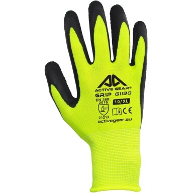 Active Gear Pirštinės aplietos lateksu Active GRIP 9/L