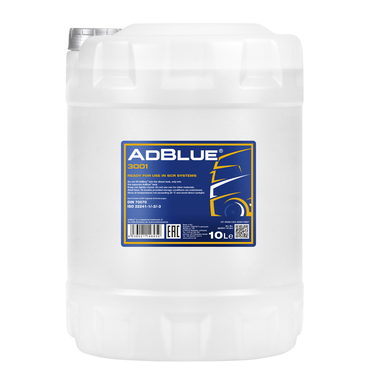 Adblue MANNOL 10l Adblue MANNOL 10l