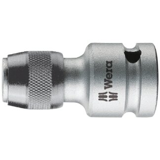 Adapteris iš 1/2" terkšlės į 1/4" antgalį, greitos fiksacijos 784 C/1 Adapteris iš 1/2" terkšlės į 1/4" antgalį, greitos fiksacijos 784 C/1