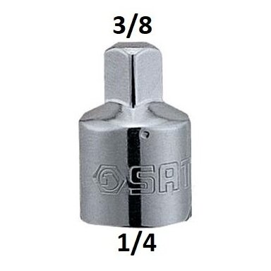 Adapteris 1/4"(F) - 3/8"(M)