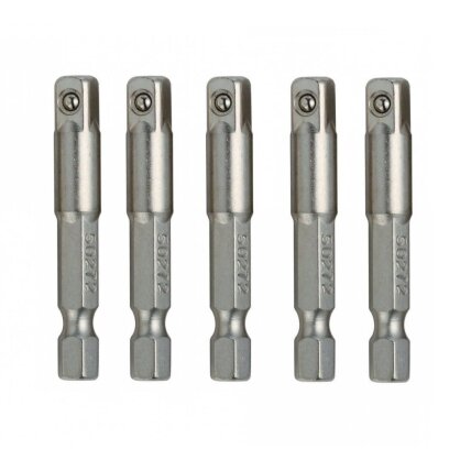 Adapteris suktuvui 1/4" (5vnt) Adapteris suktuvui 1/4" (5vnt)