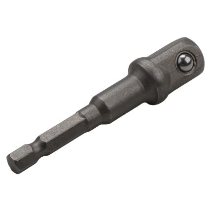 Adapteris suktuvui smūginis 1/2'' - HEX 1/4", S2 Adapteris suktuvui smūginis 1/2'' - HEX 1/4", S2