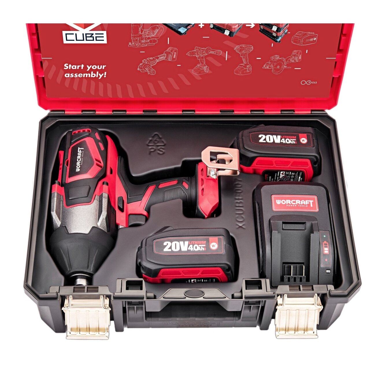 Akumuliatorinis smūginis veržliasukis 3/4'' 1800nm 20V LI-ION (XCUBE dėžė) 1 Akumuliatorinis smūginis veržliasukis 3/4'' 1800nm 20V LI-ION (XCUBE dėžė) 1
