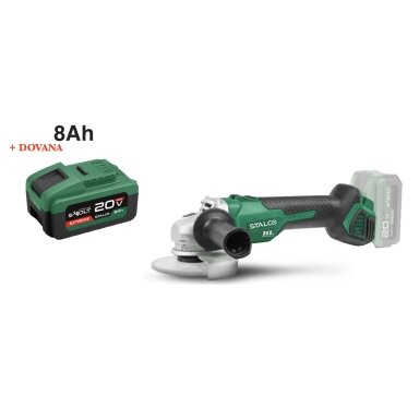 Akumuliatorinis kampinis šlifuoklis STALCO 125mm 20V