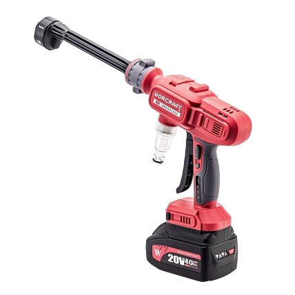 Akum. aukšto slėgio plovimo pistoletas WORCRAFT 20V LI-ION (Be akumuliatoriaus ir įkroviklio) 2 Akum. aukšto slėgio plovimo pistoletas WORCRAFT 20V LI-ION (Be akumuliatoriaus ir įkroviklio) 2