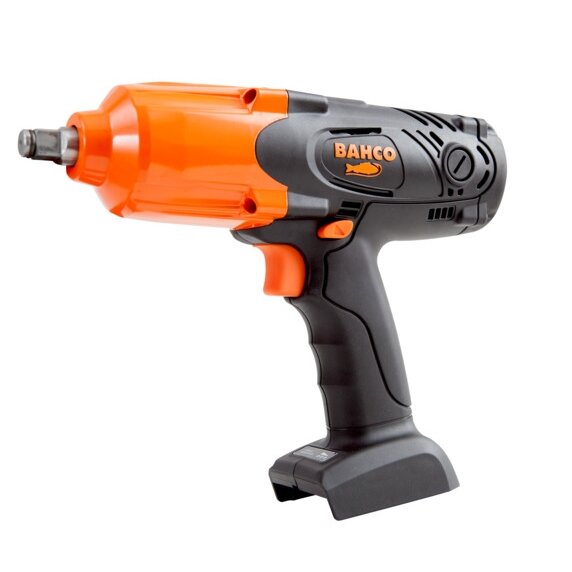 Akumuliatorinis smūginis veržliasukis 1/2" 18V, 2 režimai 105/590Nm Bahco (be baterijos ir pakrovėjo) Akumuliatorinis smūginis veržliasukis 1/2" 18V, 2 režimai 105/590Nm Bahco (be baterijos ir pakrovėjo)