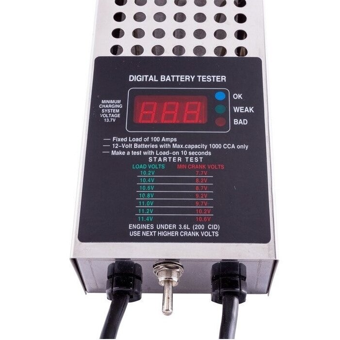 Akumuliatoriaus baterijos testeris skaitmeninis 12V 1 Akumuliatoriaus baterijos testeris skaitmeninis 12V 1