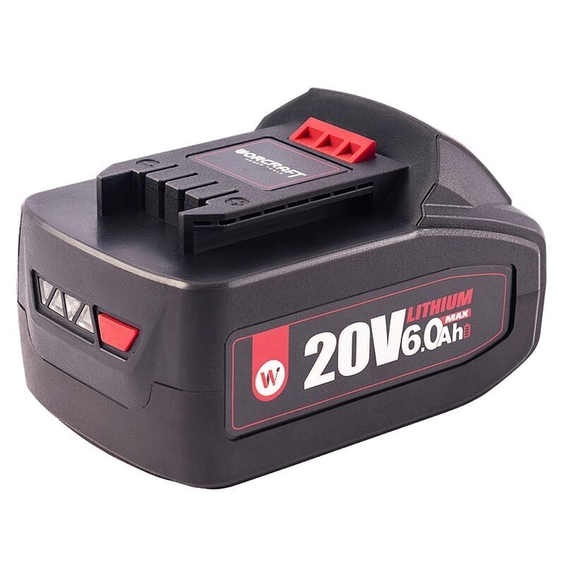 Akumuliatorius akum.įrankiams WORCRAFT 20V 6.0Ah LI-ION 2 Akumuliatorius akum.įrankiams WORCRAFT 20V 6.0Ah LI-ION 2
