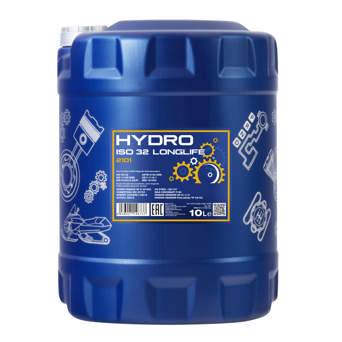 Alyva Mannol HYDRO ISO 32 10L Alyva Mannol HYDRO ISO 32 10L