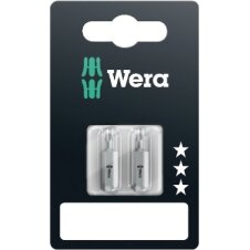 Antgaliai Wera standart 867/1 TORX®, 2 x T20 x 25mm, blisteryje Antgaliai Wera standart 867/1 TORX®, 2 x T20 x 25mm, blisteryje