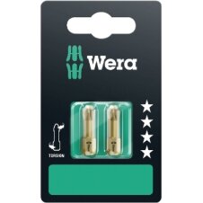 Antgaliai Wera torsion 855/1 TH , 2 x PZ2 x 25mm, blisteryje Antgaliai Wera torsion 855/1 TH , 2 x PZ2 x 25mm, blisteryje