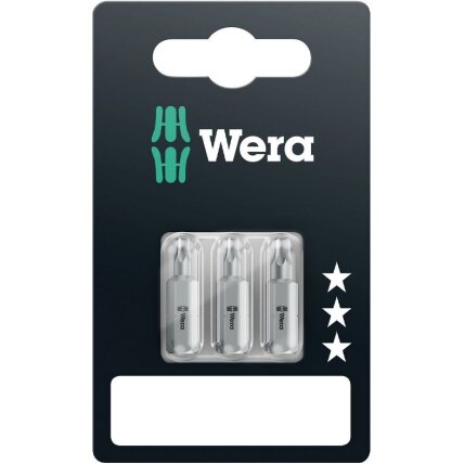 Antgaliai Wera standart TORX 867/1, T10 x 25mm, T15 x 25mm, T20 x 25mm, blisteryje Antgaliai Wera standart TORX 867/1, T10 x 25mm, T15 x 25mm, T20 x 25mm, blisteryje