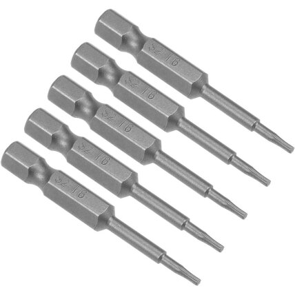 Antgalis smūginis TORX 1/4" (6.3mm), 5vnt. Antgalis smūginis TORX 1/4" (6.3mm), 5vnt.