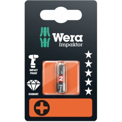 Antgalis Wera Impactor 851/1 IMP DC , 1 x PH3 x 25 mm, blisteryje Antgalis Wera Impactor 851/1 IMP DC , 1 x PH3 x 25 mm, blisteryje