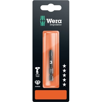 Antgalis Wera Impactor 855/4 IMP DC , 1 x PZ3 x 50 mm, blisteryje Antgalis Wera Impactor 855/4 IMP DC , 1 x PZ3 x 50 mm, blisteryje