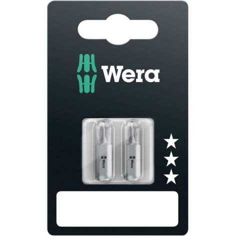 Antgaliai Wera standart 855/1 Z , 2 x PZ3 x 25mm, blisteryje