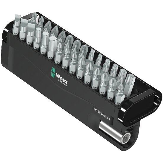 Antgalių rinkinys Wera Bit-Check 30 Metal 1 Antgalių rinkinys Wera Bit-Check 30 Metal 1