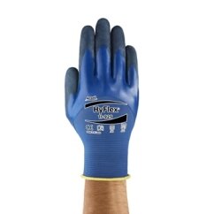Apsauginės pirštinės su dviguba nitrilo danga Ansell HyFlex® 11-925, dydis 9 Apsauginės pirštinės su dviguba nitrilo danga Ansell HyFlex® 11-925, dydis 9