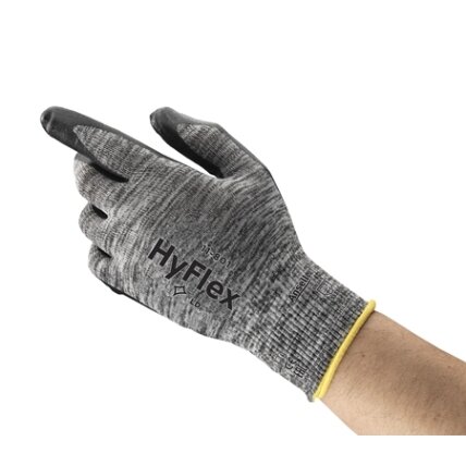 Apsauginės pirštinės Ansell HyFlex 11-801, 8 dydis, itin plonos, nailonas, Nitrilo putų delno padengimas. Apsauginės pirštinės Ansell HyFlex 11-801, 8 dydis, itin plonos, nailonas, Nitrilo putų delno padengimas.