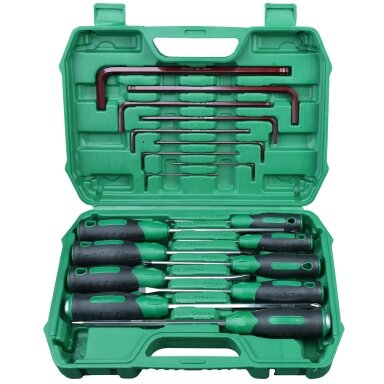 Atsuktuvų rinkinys 18vnt., (pl./PH/torx) Atsuktuvų rinkinys 18vnt., (pl./PH/torx)