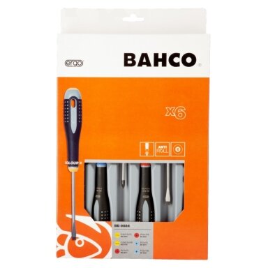 Atsuktuvų rinkinys ERGO™ 6 vnt - PH1/2; PZ1/2; SL3,5/5,5 Atsuktuvų rinkinys ERGO™ 6 vnt - PH1/2; PZ1/2; SL3,5/5,5