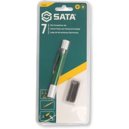 Atsuktuvas su keičiamais antgaliais mini 6vnt. (PH/torx) 4 Atsuktuvas su keičiamais antgaliais mini 6vnt. (PH/torx) 4