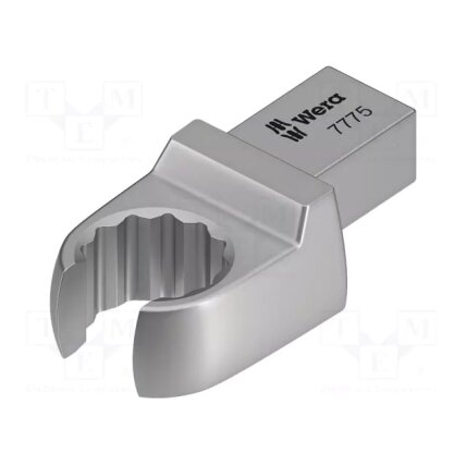 Atviras žiedinis veržliaraktis 14mm Wera 7775, 9x12mm Atviras žiedinis veržliaraktis 14mm Wera 7775, 9x12mm