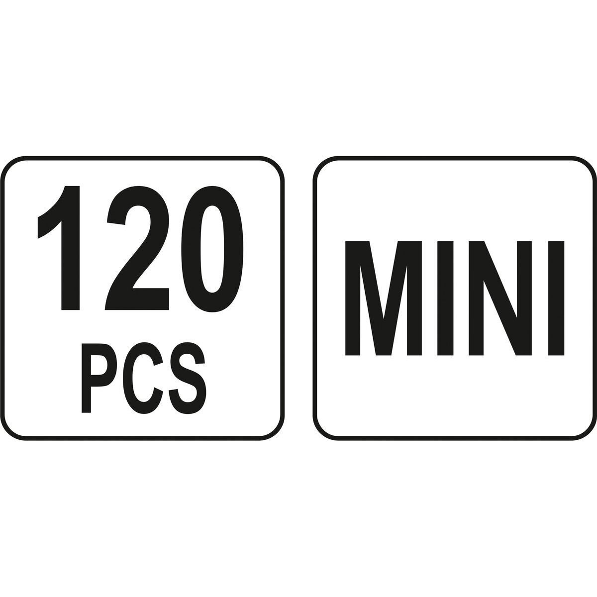 Automobilių saugiklių rinkinys 120vnt MINI 3 Automobilių saugiklių rinkinys 120vnt MINI 3