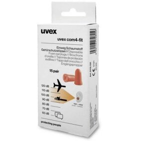 Ausų kamštukai Uvex X-fit, 33dB, oranžiniai, Minibox, 15 porų dėžutėje, S dydis Ausų kamštukai Uvex X-fit, 33dB, oranžiniai, Minibox, 15 porų dėžutėje, S dydis