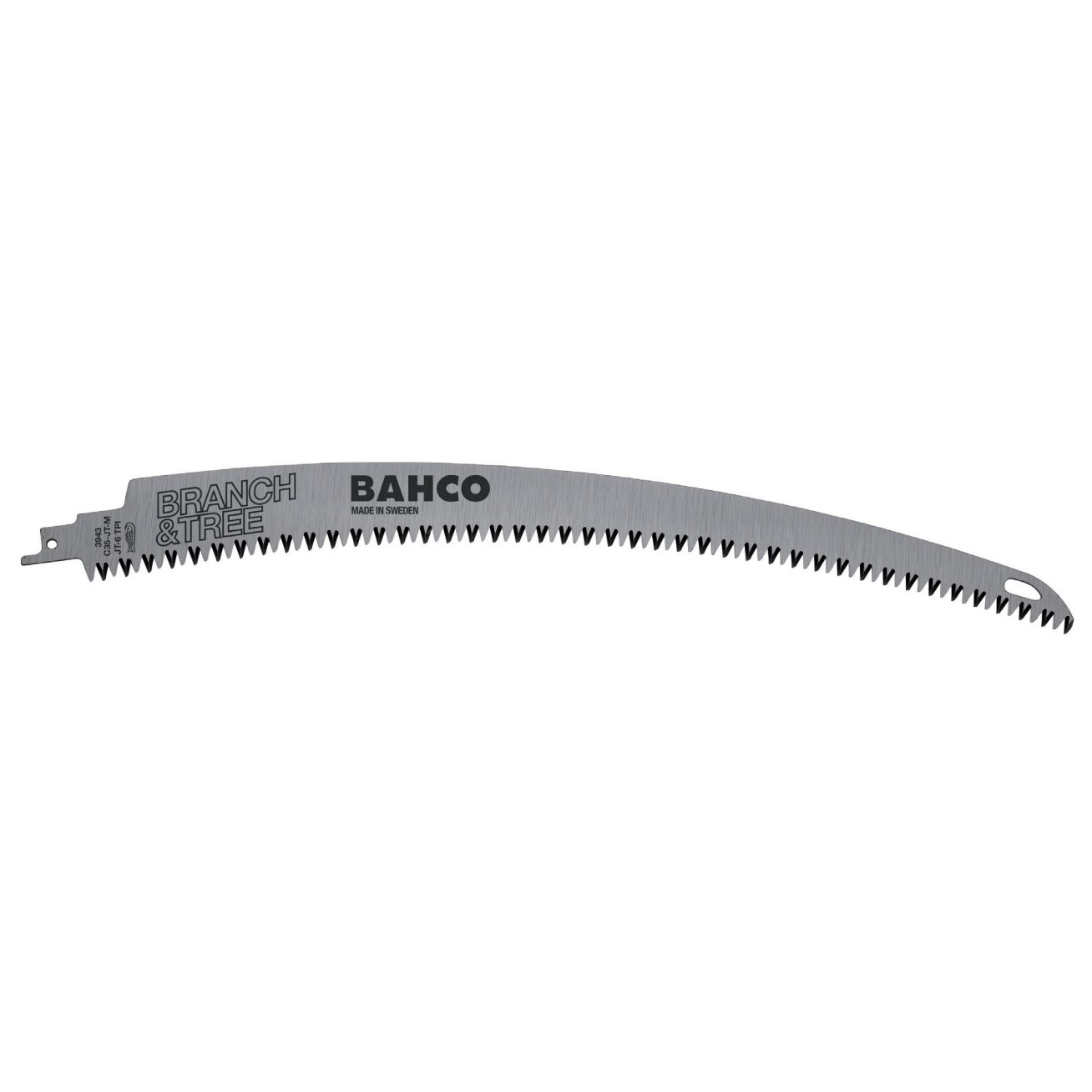 Bahco tiesinio pjūklo geležtė 350 mm 6TPI japoniški dantys, skirta 50-150 mm šakoms Bahco tiesinio pjūklo geležtė 350 mm 6TPI japoniški dantys, skirta 50-150 mm šakoms