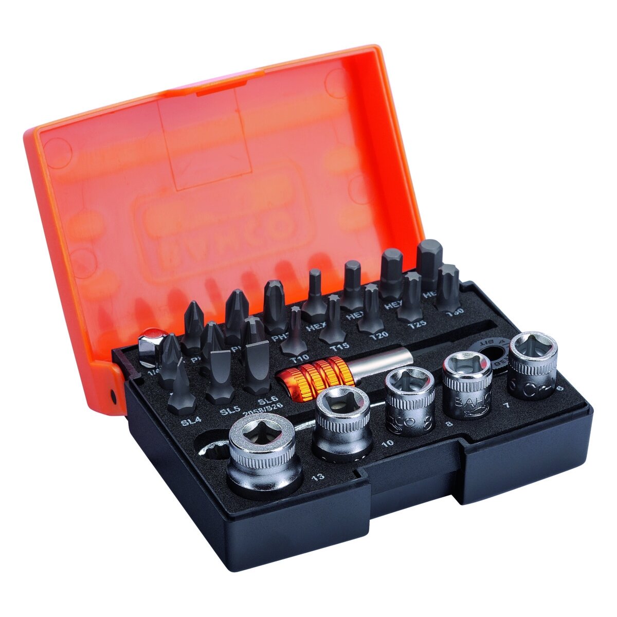 Bit set with bits, sockets, ratchet, adaptors,holder Bit set with bits, sockets, ratchet, adaptors,holder