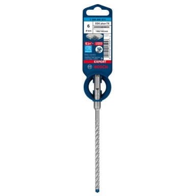 Bosch SDS+ 7X grąžtas betonui Ø6*100*165mm Bosch SDS+ 7X grąžtas betonui Ø6*100*165mm
