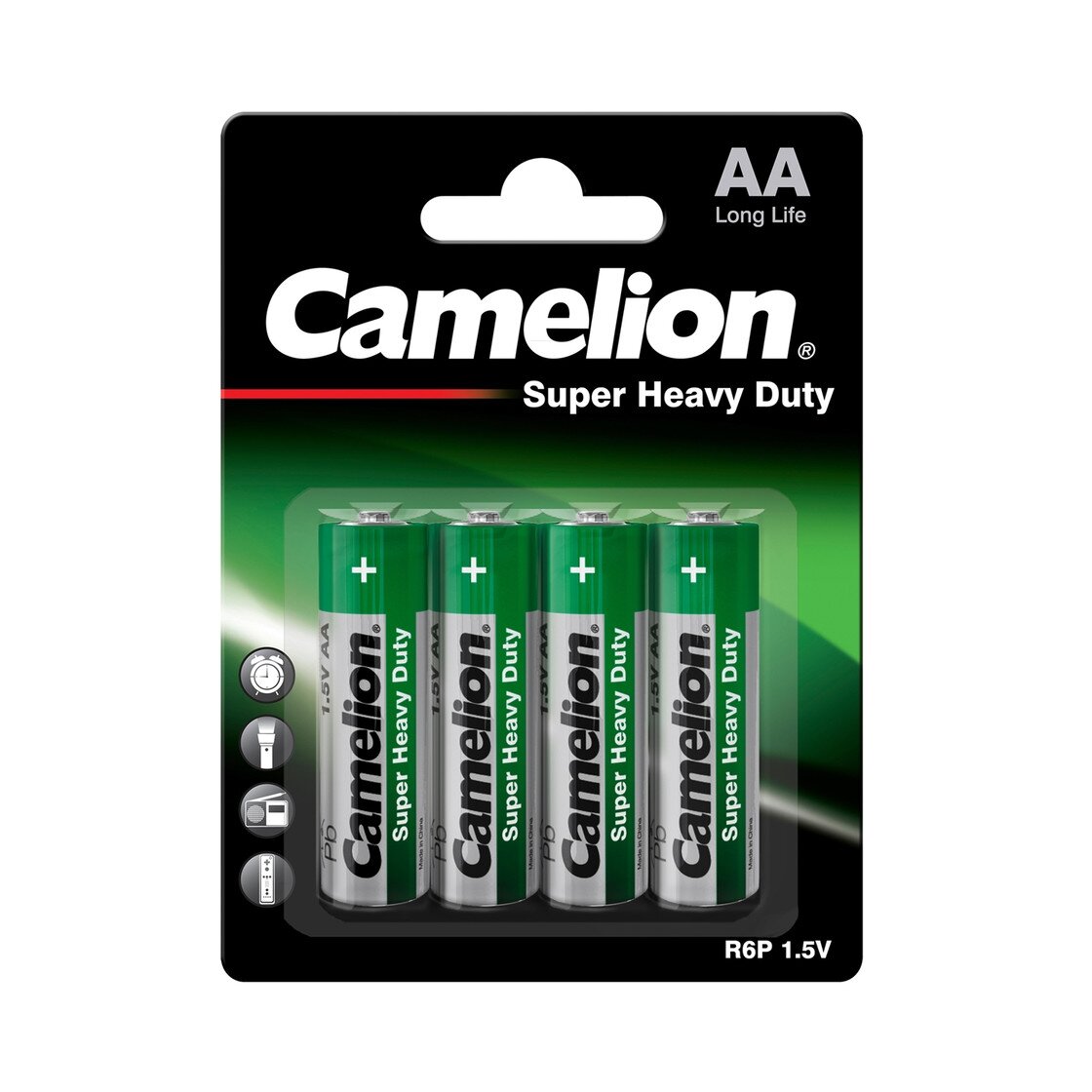 Camelion Elementai, anglies cinko, AA, 1,5V, R06, B4, CAMELION, 4 vnt. Camelion Elementai, anglies cinko, AA, 1,5V, R06, B4, CAMELION, 4 vnt.