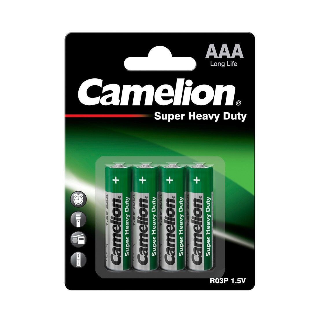 Camelion Elementai, anglies cinko, AAA, 1,5V, R03, B4, CAMELION, 4 vnt. Camelion Elementai, anglies cinko, AAA, 1,5V, R03, B4, CAMELION, 4 vnt.