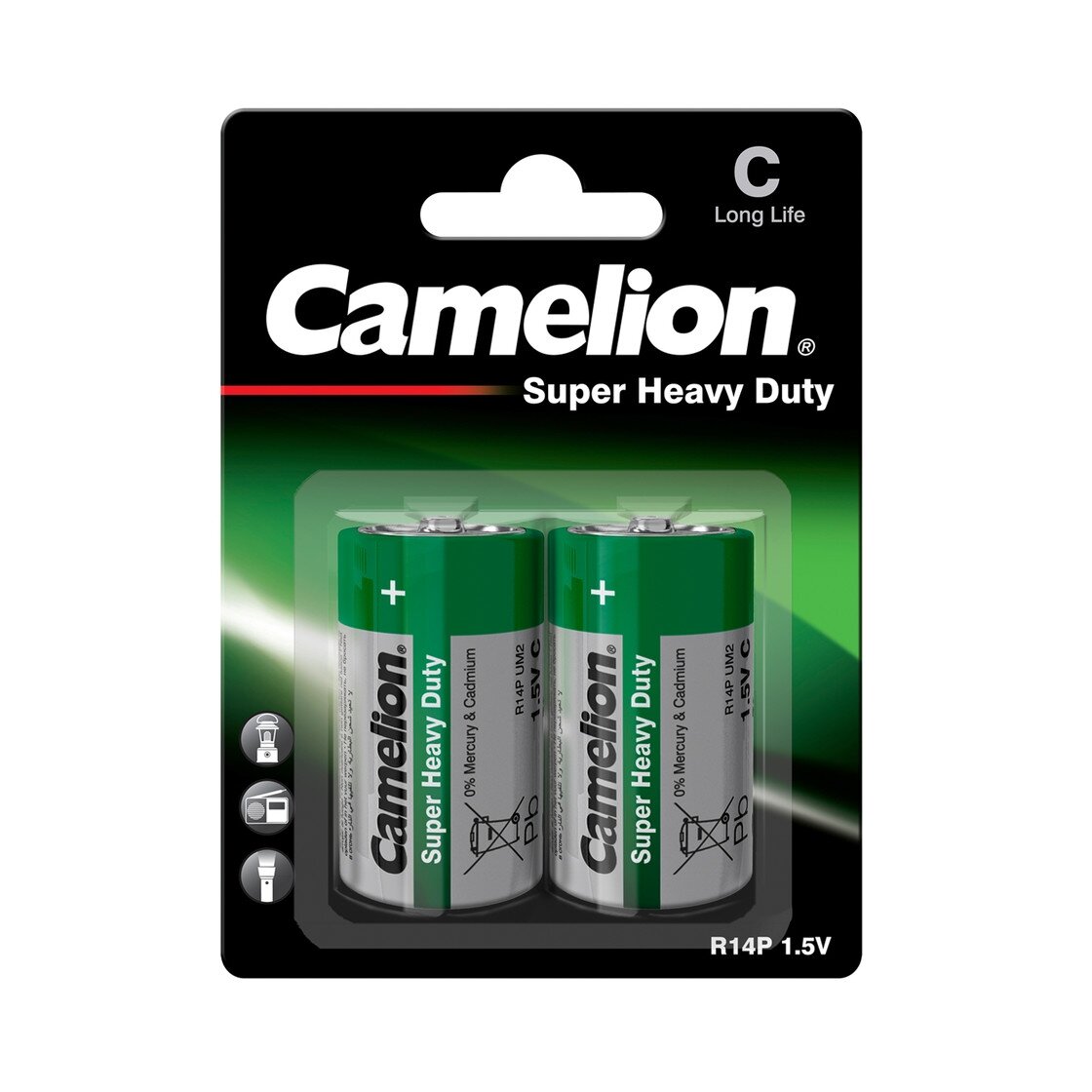 Camelion Elementai, anglies cinko, C, R14, BL2, CAMELION, 2vnt. Camelion Elementai, anglies cinko, C, R14, BL2, CAMELION, 2vnt.