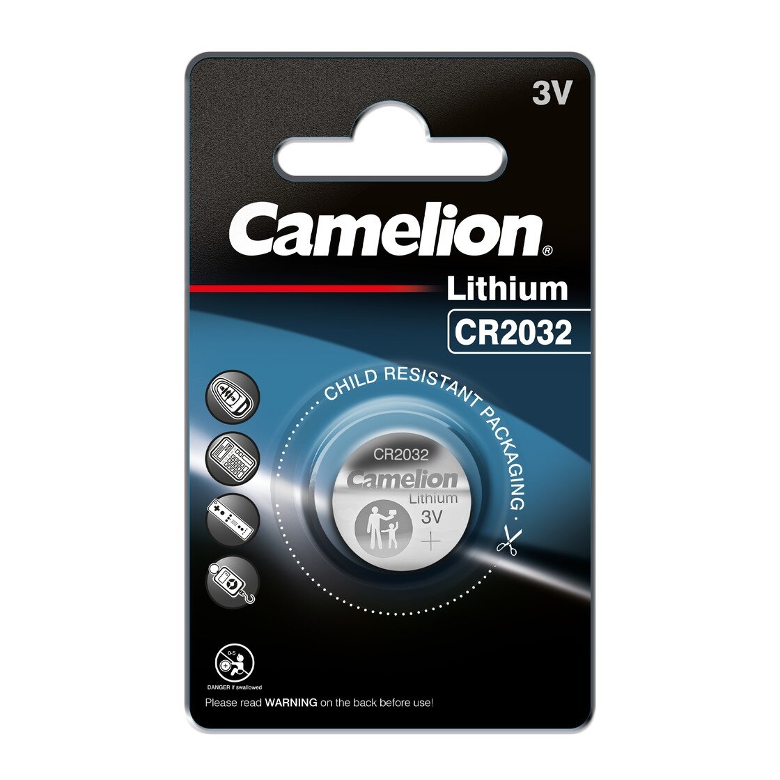 Camelion Mikro ličio elementas CR2032, 3V, CAMELION, 1 vnt.
