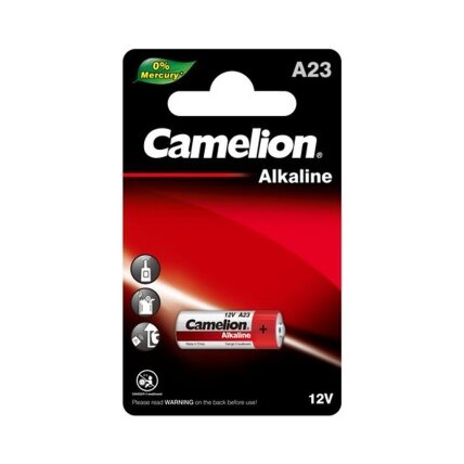 Camelion Elementas be gyvsidabrio, A23, 12V, CAMELION, 1 vnt. Camelion Elementas be gyvsidabrio, A23, 12V, CAMELION, 1 vnt.