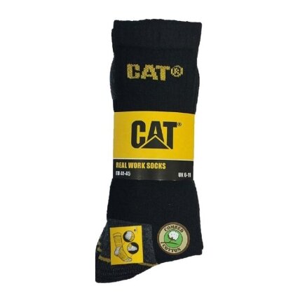 CAT Vyr. kojinės CAT DYP393 juoda 41/45 3pr 2