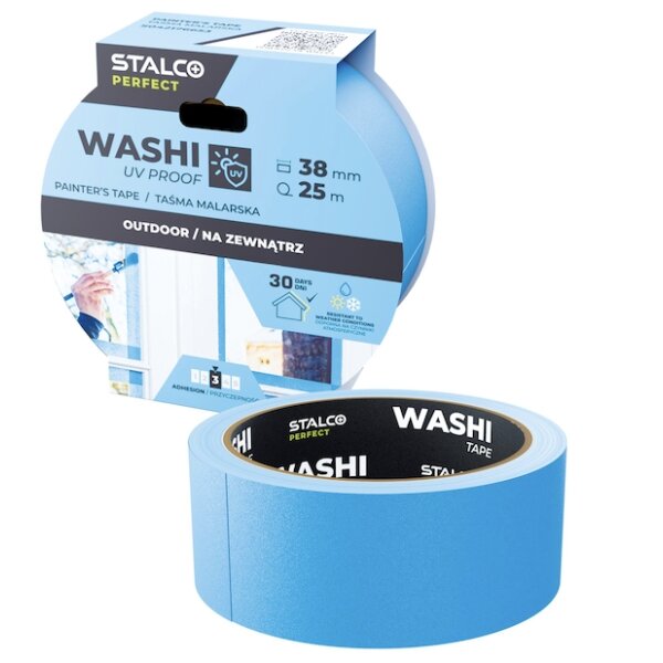 Dažymo juosta WASHI UV Proof 25mmX25m 2 Dažymo juosta WASHI UV Proof 25mmX25m 2