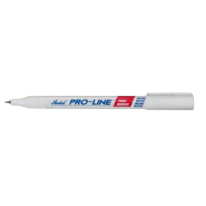 Dažų markeris Markal Pro-Line Micro BALTAS  0,79mm