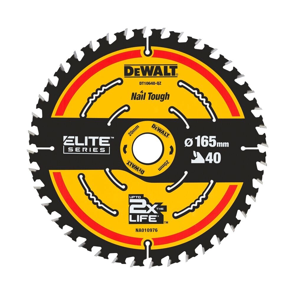 DeWalt Pjov. diskas medienai DeWalt ELITE CSB 165x20mm 40T DeWalt Pjov. diskas medienai DeWalt ELITE CSB 165x20mm 40T