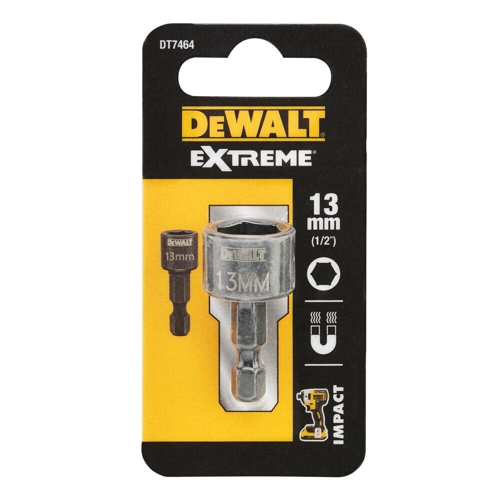 DeWalt Smūginė magnetinė galvutė 13 mm. 1