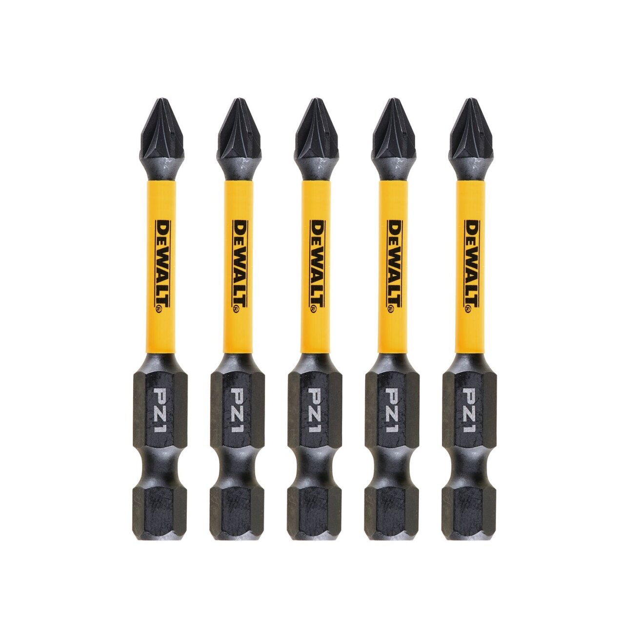 DeWalt Sukimo antgaliukai FLEXTORQ PZ1, 57 mm, DeWALT, 5 vnt. 2 DeWalt Sukimo antgaliukai FLEXTORQ PZ1, 57 mm, DeWALT, 5 vnt. 2
